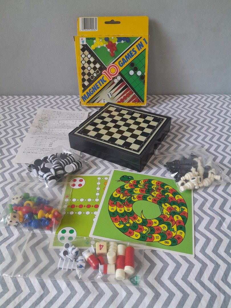 10 in 1 Magnetic Board Games (Category: Educational & Learning Toys) located in Pasig City. Submitted by three.babybears (Listing ID 1466248379, Image 2). Description: .
