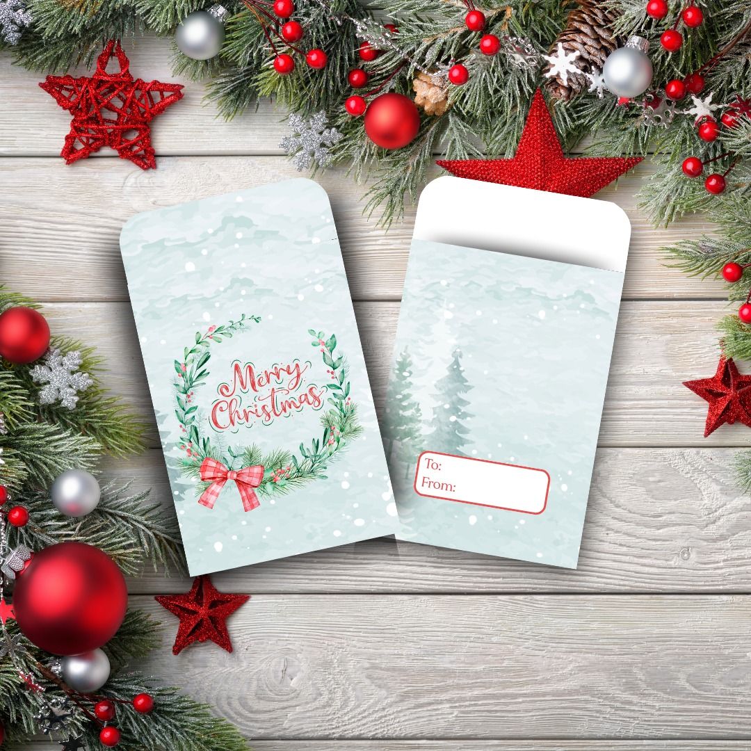 10pcs. Small Christmas Envelope/Angpao/Ampao (Category: Art & Prints) located in Agdangan. Submitted by embercraftsandprints (Listing ID 1466290236, Image 2). Description: Make your holiday gifting extra special with our beautifully designed Christmas Money Envelope. Crafted with love and attention to detail, this envelope is the ideal way to present cash or gift cards during the festive season. Whether you're gifting a little extra to a friend, 