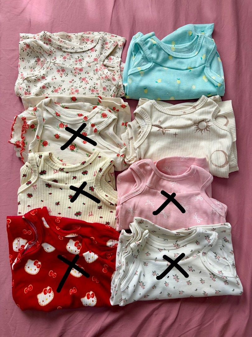 1-3 yrs old Knitted Cotton terno short (per piece or bundle) (Category: Babies & Kids Fashion) located in Manila. Submitted by anjnievera (Listing ID 1464697191, Image 1). Description: Terno Short with cotton knitted fabric suitable for 1-3 years old petite. Bundle - 3pcs(₱315), 5pcs(₱500).