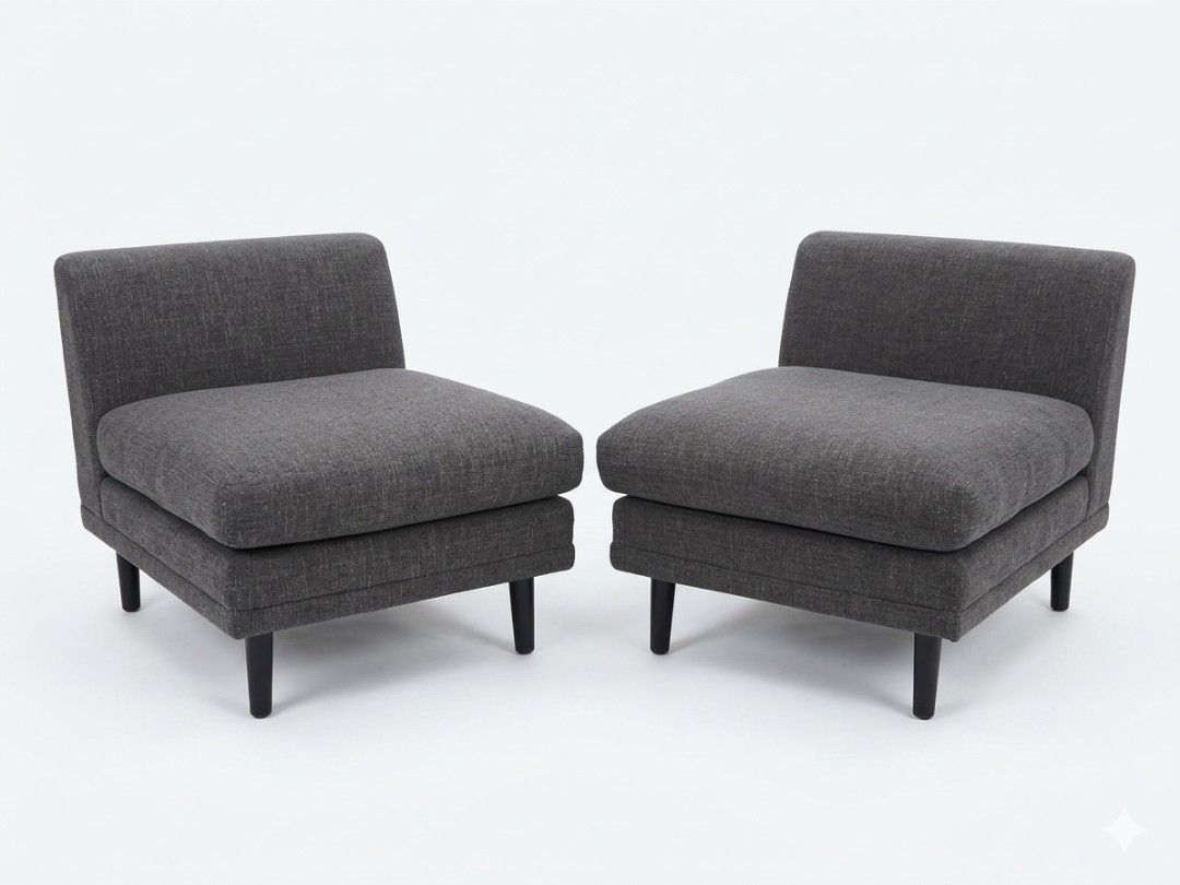 2 pcs Armless lounge sofa (Category: Sofas) located in Bulacan. Submitted by duncayow (Listing ID 1466297237, Image 1). Description: PM FOR ACTUAL PHOTOS.