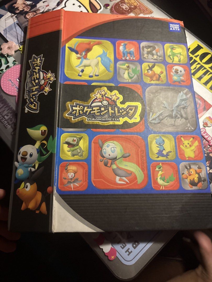 Pokémon TRETTA Binder (Category: Vintage Collectibles) located in Manila. Submitted by wearly.fits (Listing ID 1466329402, Image 1). Description: Pokémon TRETTA Binder 🎮✨ Rare/vintage Pokémon TRETTA collection binder from Takara Tomy A.R.T.S. 🇯🇵 • Includes clear card sleeves/pages • Pokémon TRETTA design • Binder only — cards are not included • Pre-loved with visible signs of use/wear — please check photos carefully • Made in China / ©2012 Pok