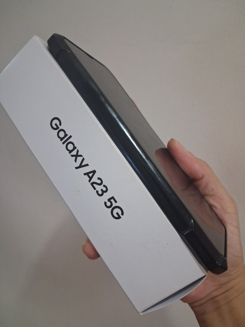 💥 SAMSUNG A23 5G 6/256 decluttering with box (Category: Samsung) located in Las Pinas. Submitted by benjamintravis (Listing ID 1466199190, Image 2). Description: 💥 SAMSUNG A23 5G 6/256 (128+128 SD) decluttering with box 👍 Pickup in BFRV Las Pinas. Gcash Paymaya accepted. Buyers book courier driver. FOLLOW OUR PROFILE for updated posts and items! Thanks!.