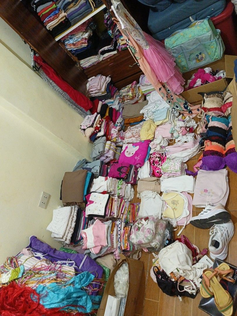 🩷 TAKE ALL BUNDLE🩷 (Category: Dresses) located in Las Pinas. Submitted by fantaziastarbliss (Listing ID 1466299177, Image 1). Description: 🔥 TAKE-ALL BUNDLE SALE — PM ME YOUR OFFER! 🔥 ✨ GIRLS’ CLOTHING + LINENS & HOUSEHOLD BUNDLE ✨ Adult • Kids • Babies 📦 TAKE ALL — WHAT YOU SEE IS WHAT YOU GET! Mixed items included: • Some branded pieces • New / unused items • Once worn / rarely used items • Used items • Linens & household items • 2 pairs o