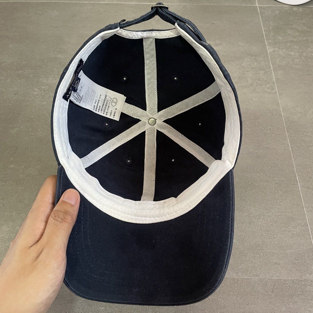 Abercrombie & Fitch Cap (Category: Caps & Hats) located in Mabalacat. Submitted by goldengarms_ (Listing ID 1466203020, Image 3). Description: Size: One Size Condition: Excellent Color rate: 9/10 or better Issue: Minimak sign of usage Price is still negotiable for sure buyer 👍 - Payment thru GCash, Maya or Security Bank 💳 - Shipping via J&T Express 🛩️ Pm us for more details. Thank you! 📩.