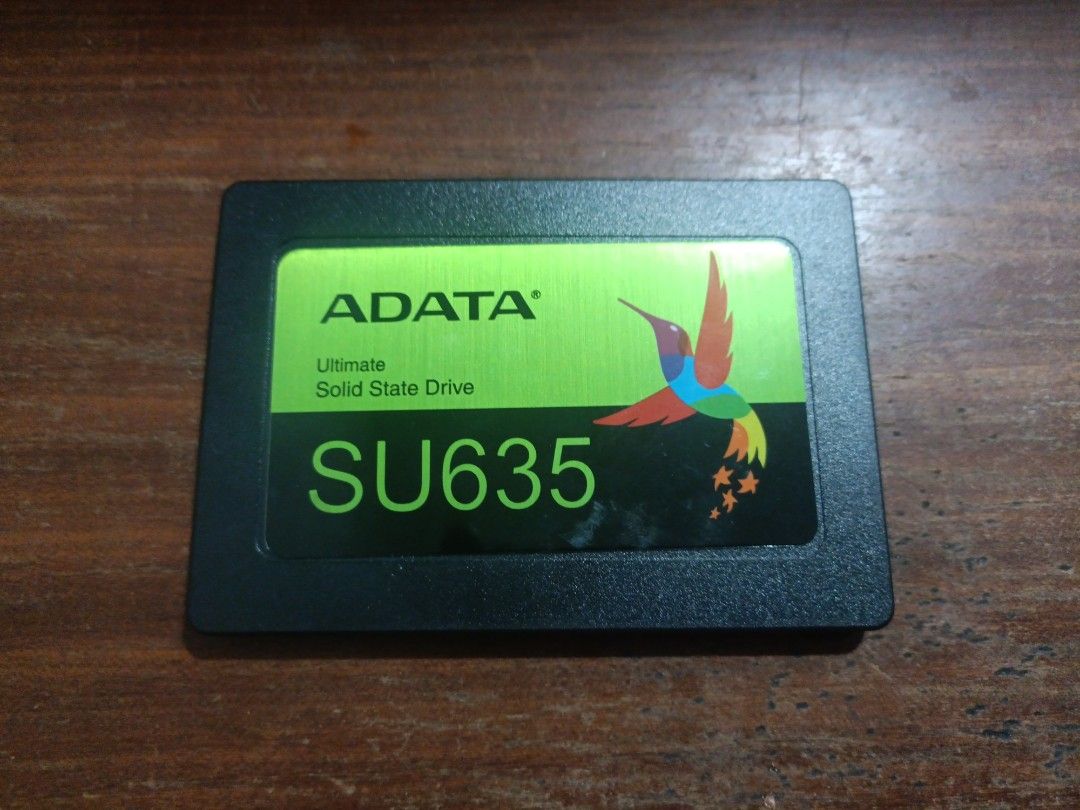 ADATA SU635 480GB 2.5" SATA SSD (Category: Hard Disks & Thumbdrives) located in Angono. Submitted by ssshnae (Listing ID 1466292706, Image 1). Description: - Brand/Model: ADATA SU635 SSD - Capacity: 480GB - Form Factor: Standard 2.5-inch SATA - Condition: Tested, fully functional, 98% health status, 100% Performance, zero bad sectors - Verified: Clean readouts from Hard Disk Sentinel and GRC ValiDrive MEETUP: SM CENTER IMUS JOLLIBEE CENTENNIAL KA