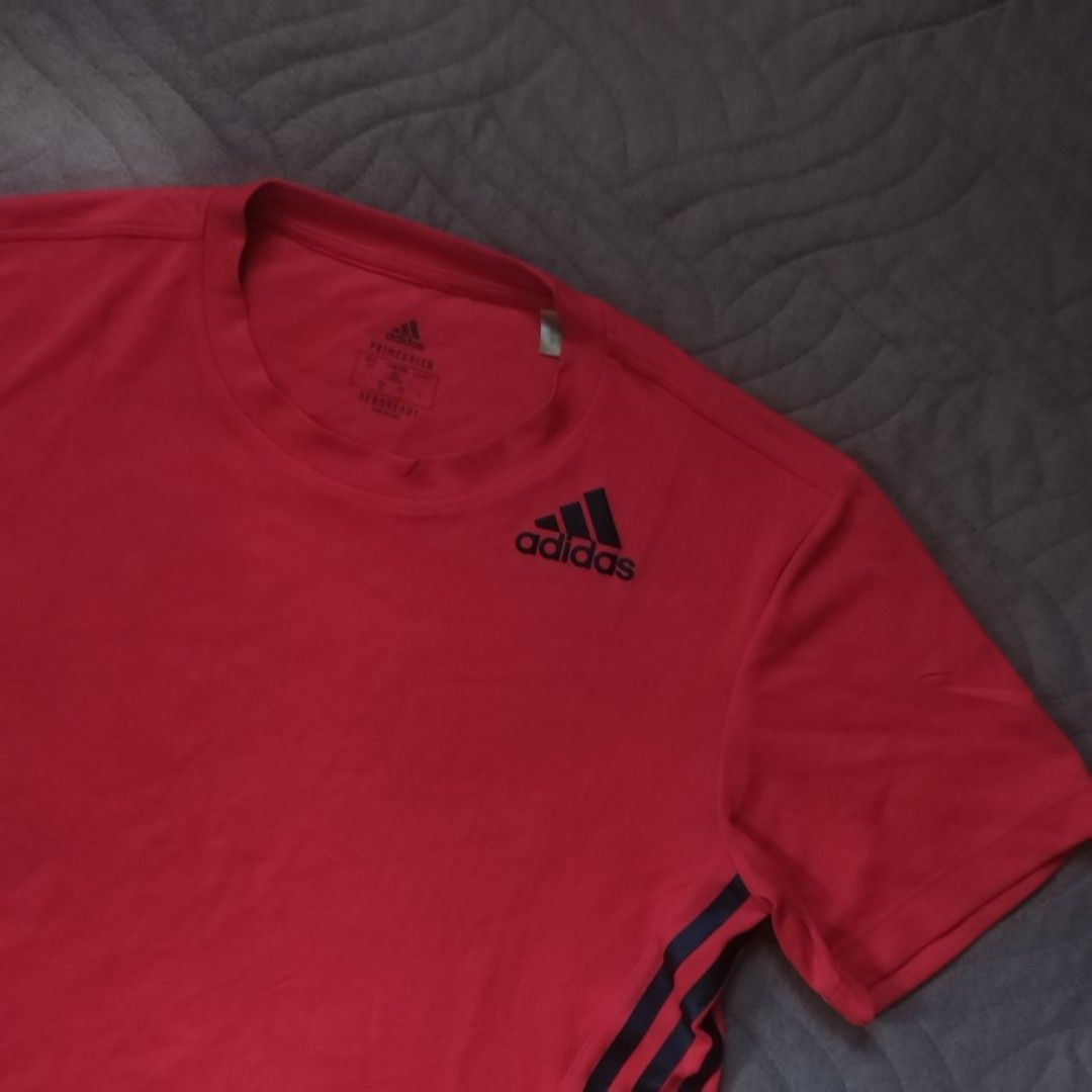 Adidas AEROREADY 3-Stripes Training Tee (Category: Activewear) located in Davao. Submitted by giyuu06 (Listing ID 1466253387, Image 2). Description: Adidas AEROREADY 3-Stripes Training Tee | SMALL | Excellent Condition L 25 W 18.5.