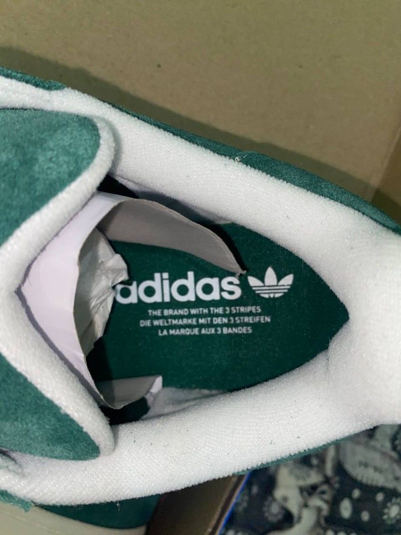 ADIDAS Campus 00s Shoes SUEDE (Category: Casual Shoes) located in Cebu City. Submitted by jay08704 (Listing ID 1466202019, Image 2). Description: I am selling my prelove Original Adidas "SUEDE" shoes in Green I bought it from Zalora Early this year but only wore it 2-3 times. I am planning to sell it because I cannot really maintain the shoes like this. (Sayangan ko suoton) Size: US - 8 EU -41.3 Lady Owner here and I keep it on a box to preserve 