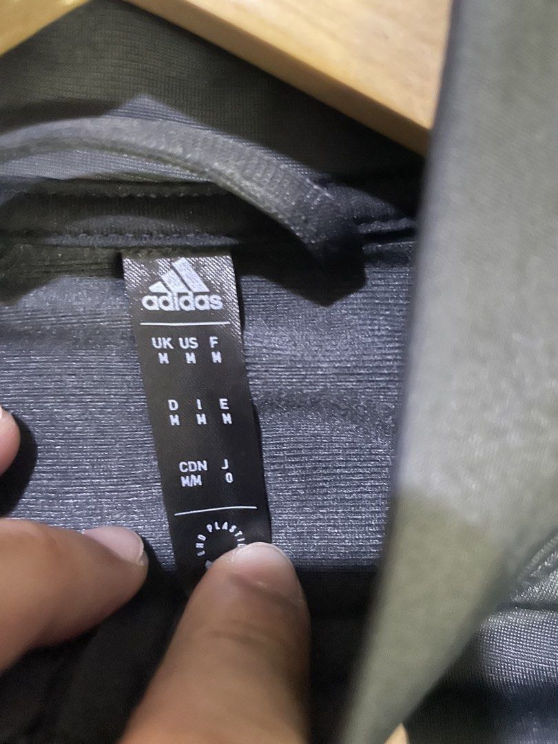 Adidas Grey Tracksuit (Category: Coats, Jackets and Outerwear) located in Mandaluyong City. Submitted by _mksmt (Listing ID 1466206135, Image 2). Description: Adidas Grey Tracksuit - good as new - 10/10 condition - fitted only - size M PHP 1,000 ONLY!.
