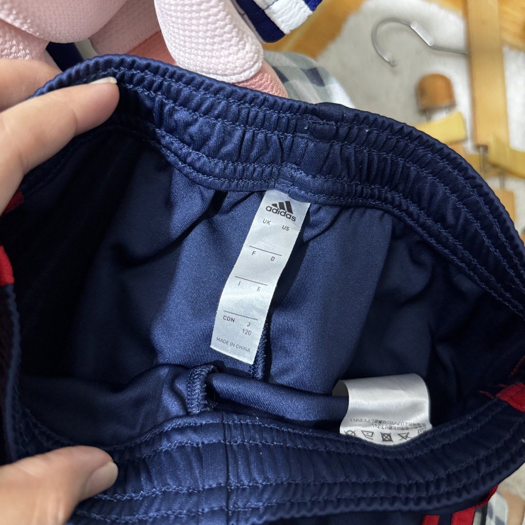 Adidas kids jfa shorts (Category: Babies & Kids Fashion) located in Valenzuela. Submitted by thriftynanay88 (Listing ID 1466241667, Image 2). Description: Size 120 on tag runs small, fits 4Y.