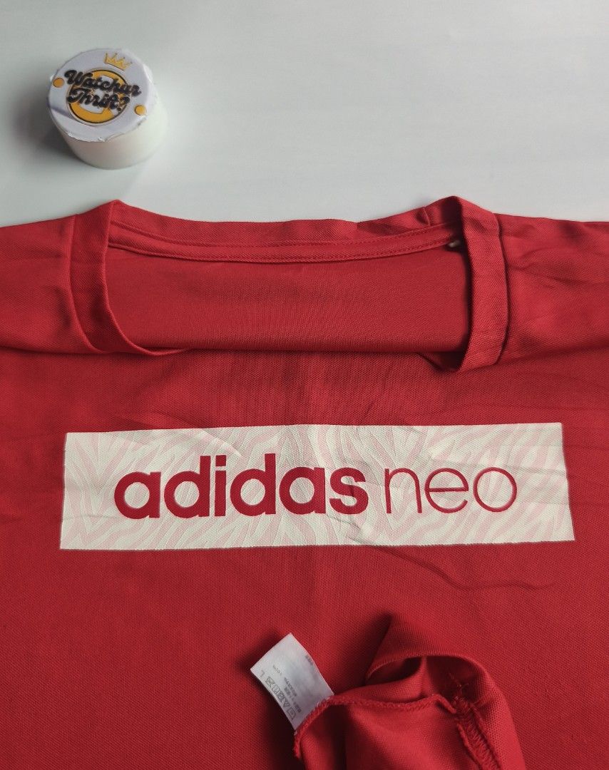 Adidas Neo Athletic Shirt (Category: Activewear) located in Manapla. Submitted by gentleturtle_3dc683 (Listing ID 1466306327, Image 2). Description: Adidas Neo Athletic Shirt 💵 ₱ 49 from 159 📏 Size: M - L (20 ½ x 27 & 29 ½) 🎨 Color Rate: 9.5 /10 or better ✨ Condition: Great ⚠️ Issue: Minimal signs of use Pre-loved thrifted item. 💬 Message us for inquiries!.