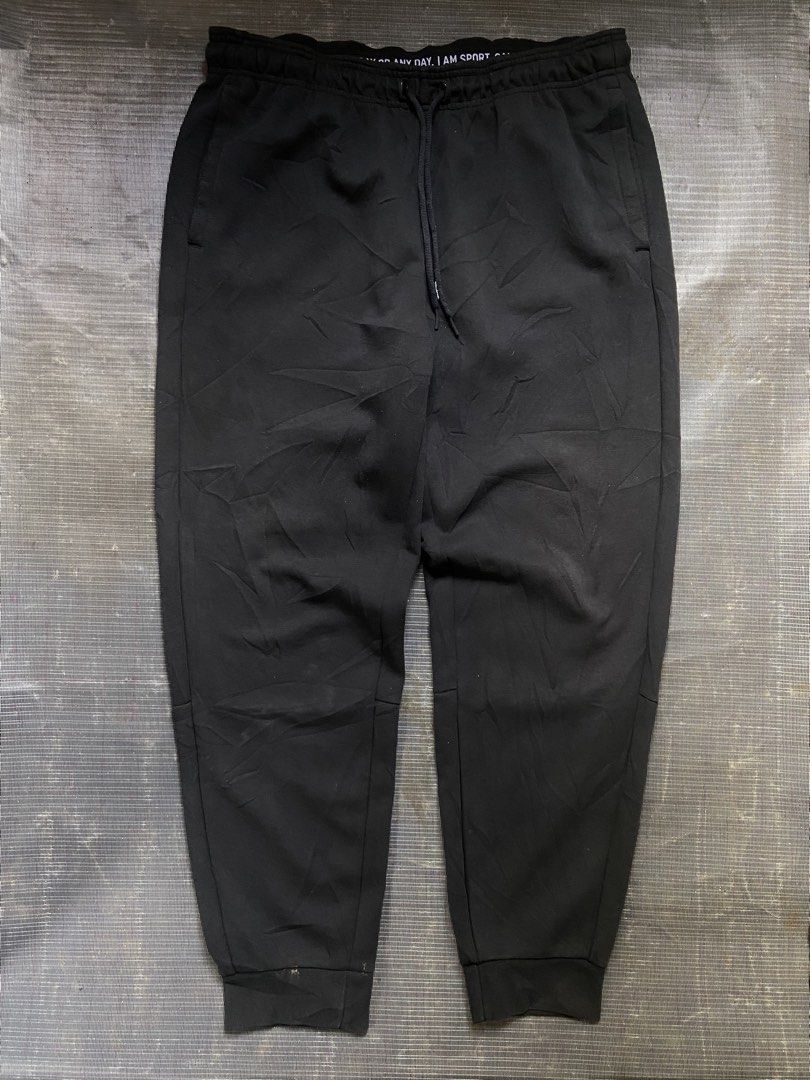 Adidas solid black pants sports (Category: Joggers) located in Panabo. Submitted by thrifty.red (Listing ID 1466194303, Image 3). Description: XL likenew.