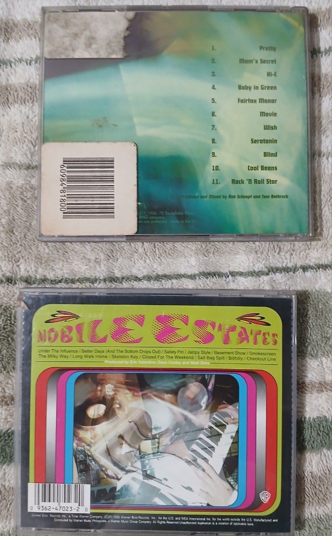 Agnes Gooch - Blind and Citizen King - Mobile Estates CDs (Category: CDs & DVDs) located in Manila. Submitted by miczngrz (Listing ID 1466322656, Image 2). Description: - Bundle of 2 alternative rock audio CDs: Agnes Gooch 'Blind' & Citizen King 'Mobile Estates' - Price: 500 for 2 CDs or 300 each. - Labels: Revolution Records and Warner Bros. Records - Includes original artwork inserts, back covers, and discs .