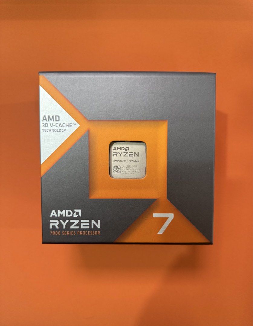 AMD Ryzen 7 7800X3D Processor (Category: Computer Parts) located in Santa Maria. Submitted by xtian0825 (Listing ID 1466192186, Image 1). Description: -DOP AUGUST 2024 ITworld - used for Valorant 500-600fps - can go -30 all cores tested w/ my b650e mobo - Model: AMD Ryzen 7 7800X3D (7000 series with 3D V-Cache) - Socket: AM5 - Condition: Brand new / opened box (checked contents only, never installed in a motherboard) - Packaging: Complete with or