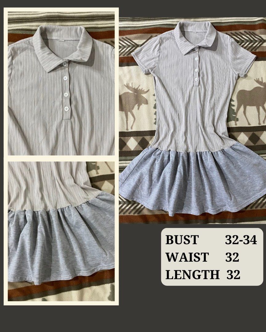 American Campus Style Gray Polo Collar (Category: Dresses) located in Los Banos. Submitted by ross_wear (Listing ID 1466218292, Image 1). Description: .