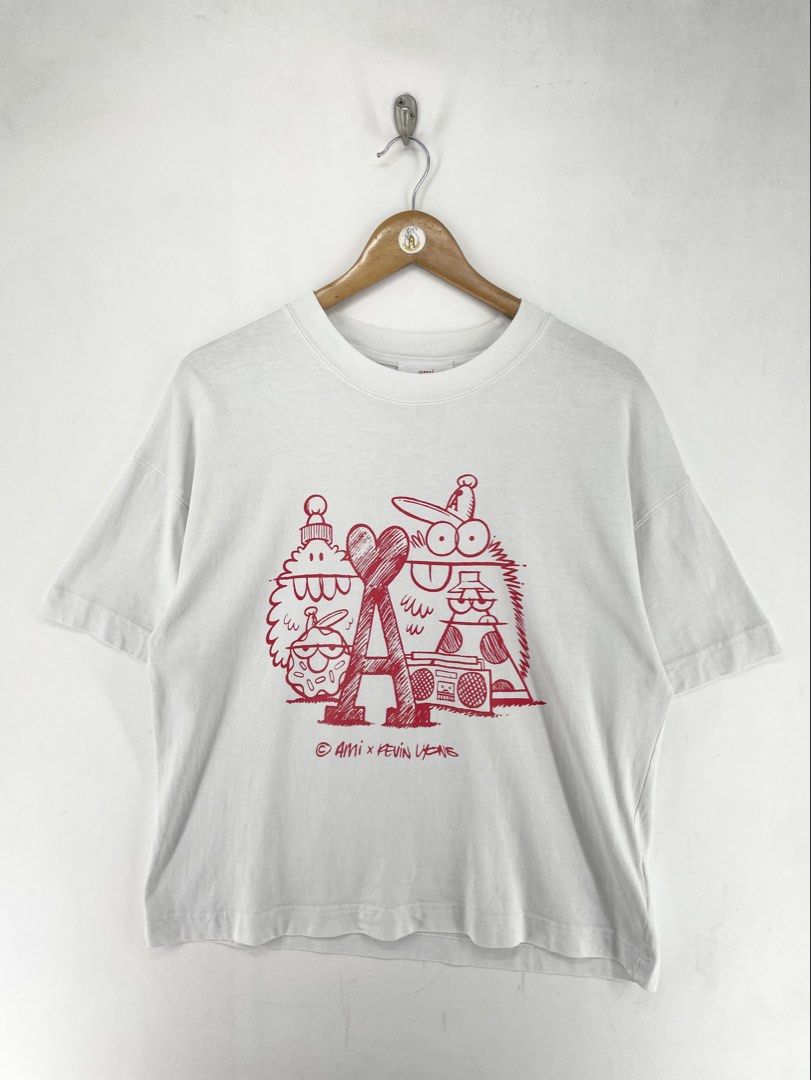 Ami x Kevin Lyons Little Monster Boxy Oversized Tee (Category: Formal Shirts) located in Mandaluyong City. Submitted by armrhts (Listing ID 1466325417, Image 1). Description: Size: XS Dimensions(inches) •Width: 21" •Length: 25" •Pit to Cuff: 4" .