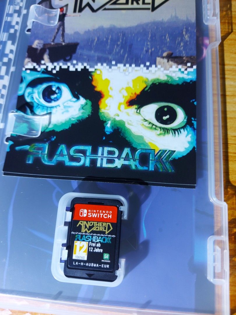 Another World Anniversary Edition & Flashback Nintendo Switch Cartridge (Category: Nintendo) located in Quezon City. Submitted by appleusermarioz (Listing ID 1466176868, Image 2). Description: Nintendo Switch (Physical Cartridge) - Games : Another World 20th Anniversary Edition & Flashback - Condition: Tested and working perfectly - Inclusions: Original case, game manual, and 4 collectible art cards - Ideal for retro gaming collectors and fans, G