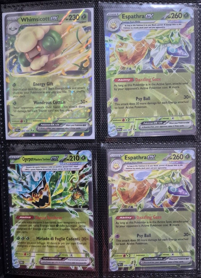 Assorted characters (Category: Raw Singles) located in Iligan City. Submitted by chefmavis0519 (Listing ID 1466259692, Image 1). Description: Pokemon EX Cards. mixed English and Japanese. Prices based from Collectr app market value. Can send all available cards if requested as I am limited to 10 photos only per listing. Moving out sale..