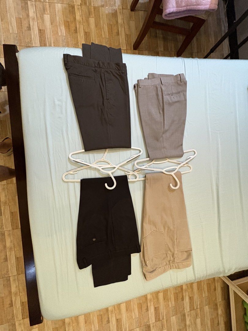 Assorted Men’s Pants/Slacks for Ukay CHEAP (Category: Trousers) located in Quezon City. Submitted by paolocruz2121 (Listing ID 1466259885, Image 2). Description: - mostly medium sized, waistline 30-33 - dm for exact the sizes of any pants - can bulk buy and/or buy individually but name your price and we’ll negotiate .