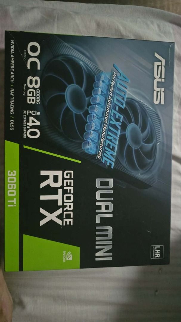 Asus dual mini RTX 3060ti 8gb (Category: Other Accessories) located in Caloocan City. Submitted by kyleaustin (Listing ID 1466172194, Image 1). Description: .