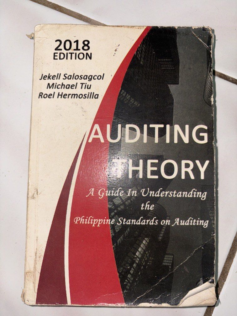 Auditing Theory 2018 Salosagcol (Category: Textbooks) located in Surigao. Submitted by jzerda00 (Listing ID 1466214115, Image 1). Description: There are pages na natatanggal pero complete naman.