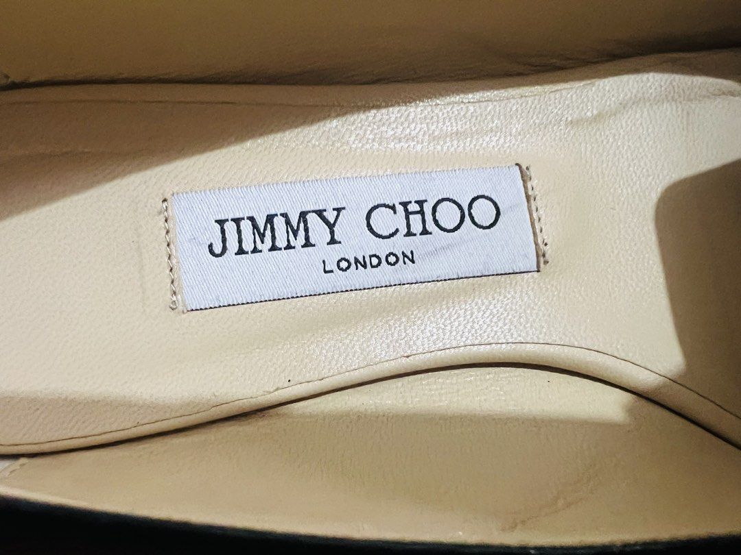 Authentic Jimmy Choo (Category: Flats & Sandals) located in Santa Rosa. Submitted by jhengfalcon (Listing ID 1466189914, Image 2). Description: Authentic or your money back Size 38/ 24.5cm Leather upper, lining and soles Very minimal signs of wear .