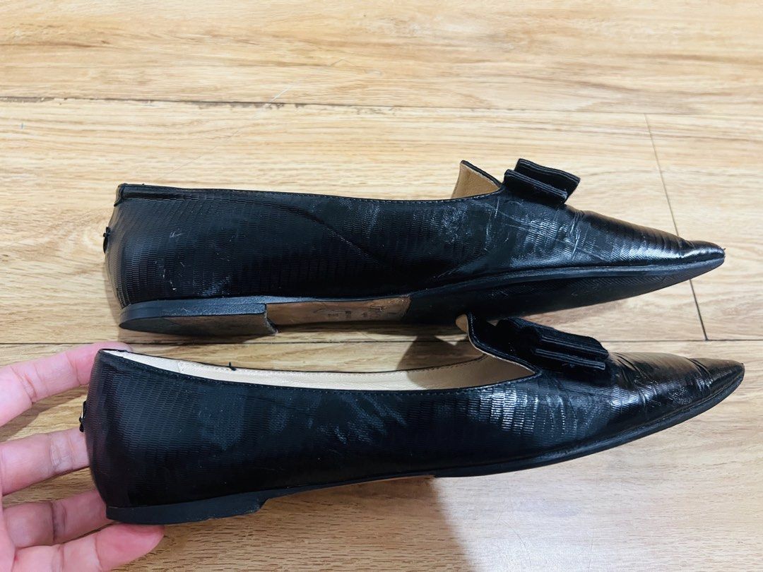 Authentic Jimmy Choo (Category: Flats & Sandals) located in Santa Rosa. Submitted by jhengfalcon (Listing ID 1466189914, Image 3). Description: Authentic or your money back Size 38/ 24.5cm Leather upper, lining and soles Very minimal signs of wear .
