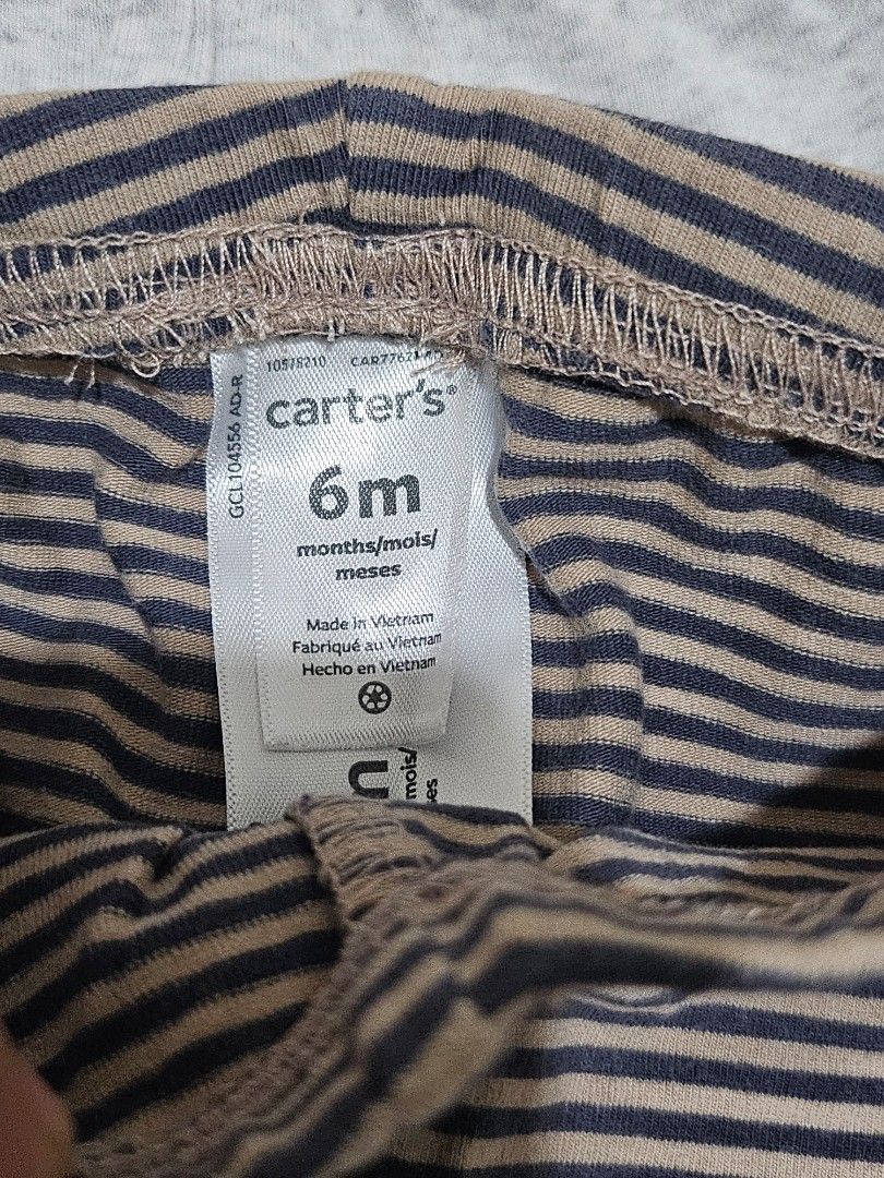 Baby Pants & Leggings Bundle – 6M | 4-Piece (Category: Babies & Kids Fashion) located in Manila. Submitted by momshiedells (Listing ID 1466314593, Image 3). Description: Baby Pants & Leggings Bundle – 6M | 4-Piece Cute and practical 4-piece baby bottoms bundle featuring: 🤎 Carter's navy & beige striped leggings 🖤 Disney | Jumping Beans Mickey Mouse pants 🤍 Carter's heather gray ruffle leggings 🩷 Carter's light pink leggings Preloved Good cond