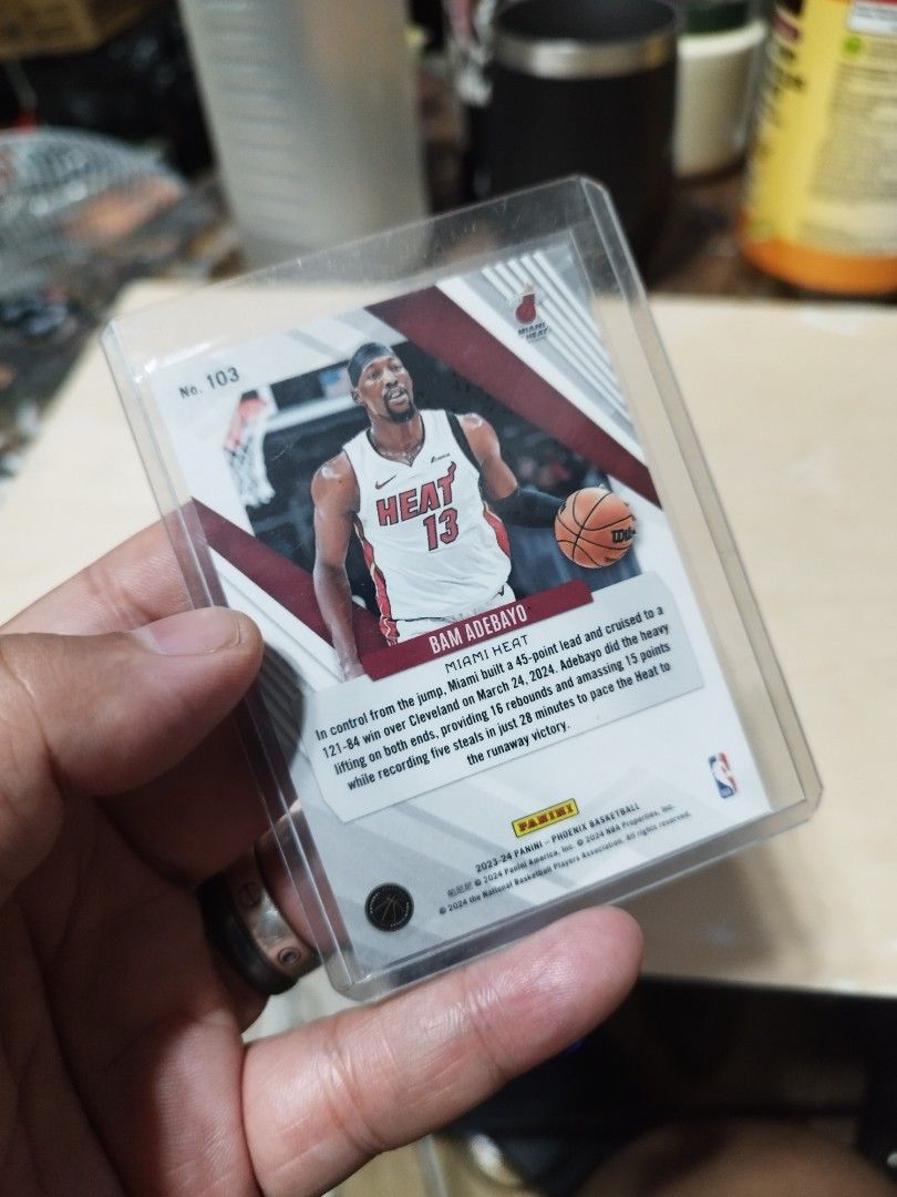 Bam Adebayo card (Category: Raw Singles) located in Bacoor. Submitted by bigdaddy1027 (Listing ID 1466220167, Image 3). Description: .