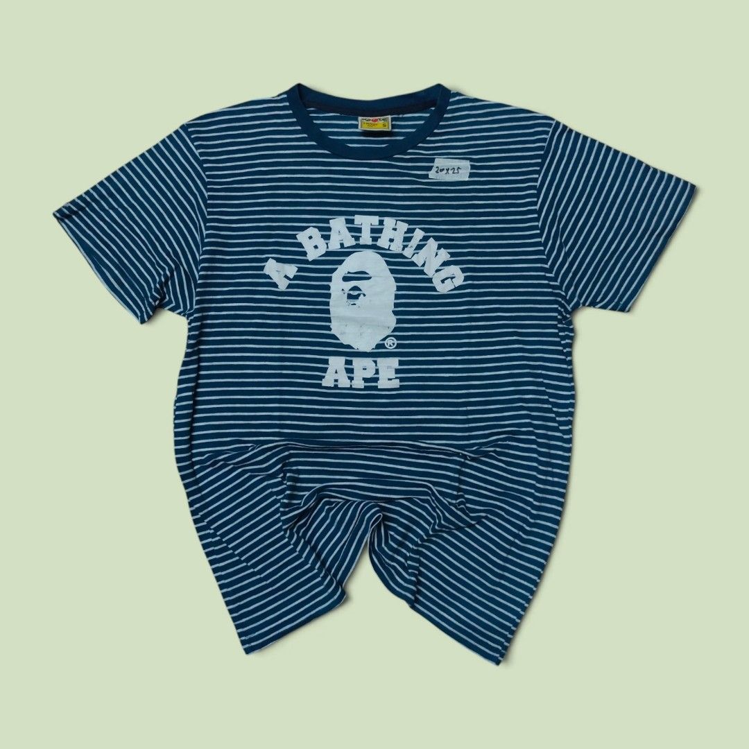BAPE College Tee (Category: Tshirts & Polo Shirts ) located in Manila. Submitted by montillano25396 (Listing ID 1466273863, Image 1). Description: Bape College Tee (off) Size: M Issue: minimal on print.