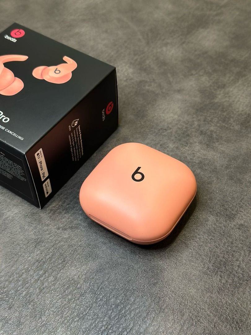 Beats Fit Pro True Wireless Earbuds (Category: Earphones) located in Marikina City. Submitted by cosmicdolphin-781db1 (Listing ID 1466251706, Image 1). Description: - Model: Beats Fit Pro - Color: Stone Purple - Condition: Clean, 100% working order - Features: Active Noise Cancelling (ANC), Transparency mode, secure-fit wingtips, sweat & water resistant - Inclusions: Original box, charging case, USB-C charging cable, extra ear tip sizes, and comp