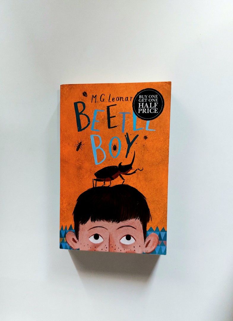 Beetle Boy by M.G. Leonard (Category: Storybooks) located in Tanauan. Submitted by solanareads (Listing ID 1466257641, Image 1). Description: 📚 major bookshelf clean out / clearance sale ~ — RFS: decluttering my bookshelves and switching to digital books — MOP: Gcash | fast shipping *feel free to send a message if you wish to negotiate the price :).