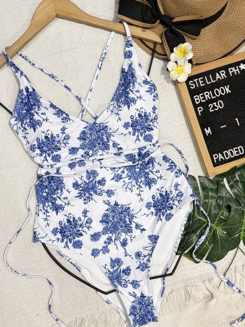 BERLOOK Floral One Piece (Category: Bikinis & Swimsuits) located in Manila. Submitted by camillestc (Listing ID 1466216200, Image 1). Description: .