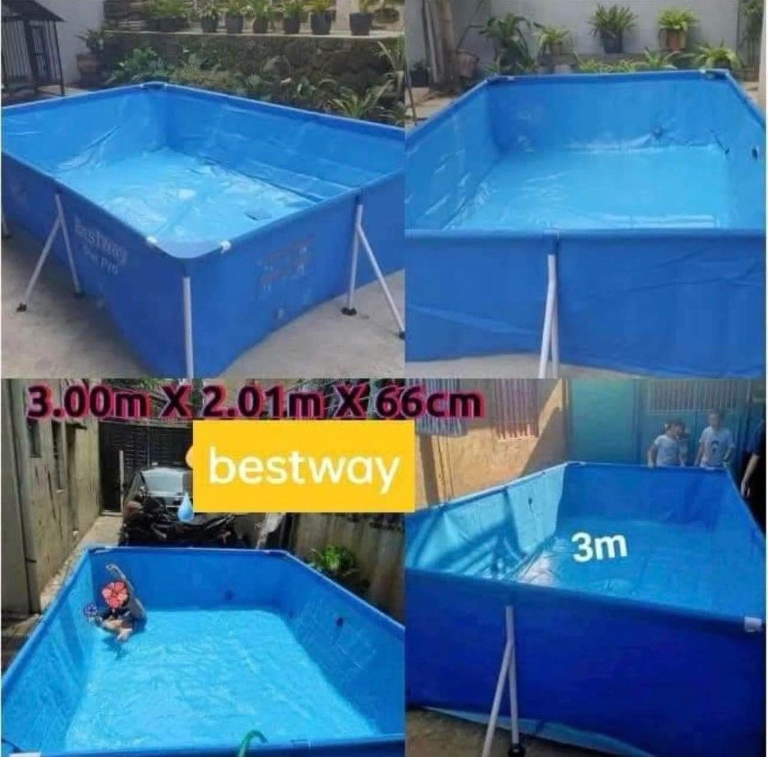 bestway steel pro (Category: Announcements) located in Manila. Submitted by haideshop (Listing ID 1466166143, Image 2). Description: steel pro pool 2.21m 3500 2.59m 4000 3.00m 4500 4.00m 6500.