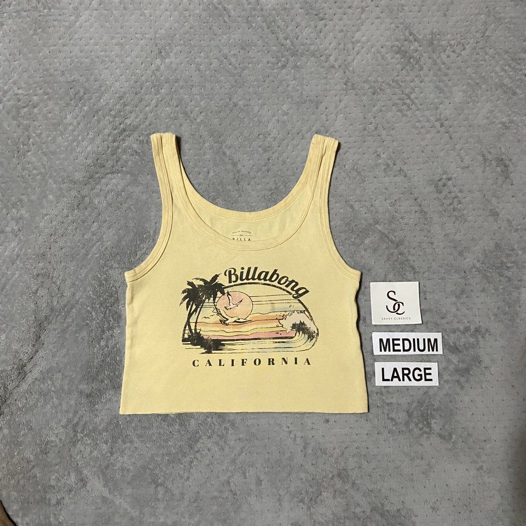 Billabong sleeveless summer top (Category: Sleeveless) located in Ajuy. Submitted by savvyclassics (Listing ID 1466310683, Image 1). Description: Medium to Large.