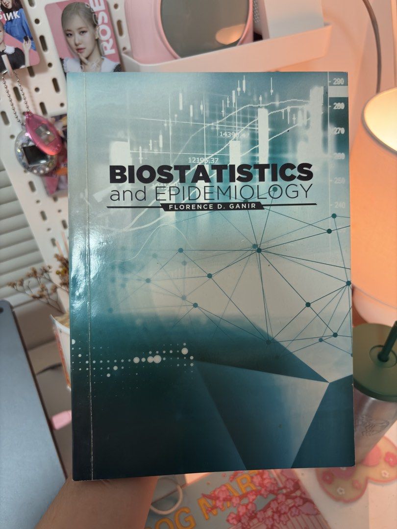 Biostatistics and Epidemiology (Ganir) (Category: Textbooks) located in Dagupan City. Submitted by raire.co_ (Listing ID 1466229039, Image 1). Description: Biostatistics and Epidemiology (Ganir) • unused (no highlights) decluttering my shelf ♡ ✨ bundle discounts available ♡ prices negotiable 💳 mode of payment: gcash, bank transfer, or cash for meetup 📍 meetup: dagupan 📦 shipping: j&t express - shipping fee to be shouldered by buyer.