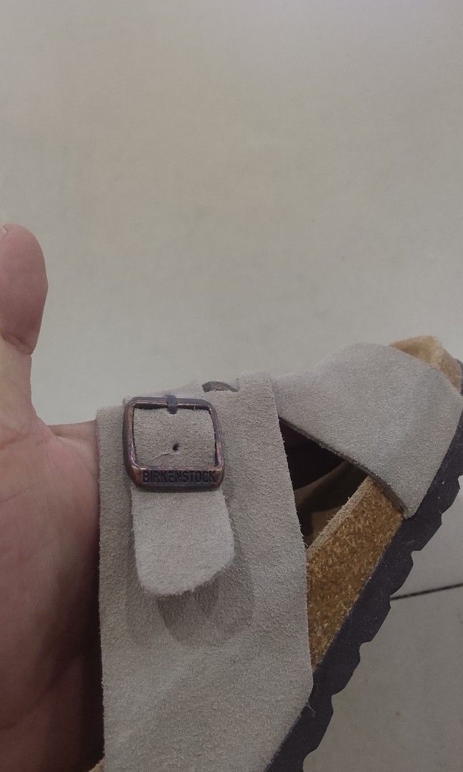 BIRKENSTOCK LUGANO SUEDE (Category: Slippers & Slides) located in Iloilo. Submitted by skerittt (Listing ID 1466324955, Image 3). Description: BIRKENSTOCK LUGANO SUEDE SIZE 44 NO FLAWS.
