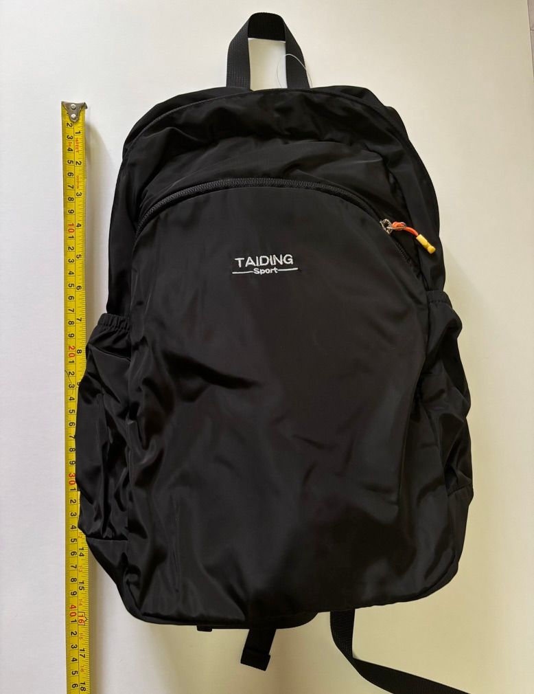 Black Backpack (Category: Backpacks) located in Quezon City. Submitted by leahs.stuff (Listing ID 1466227508, Image 1). Description: - Brand new, unopened, and still in original factory plastic packaging - Features a black design with striking yellow 'TO BE DIFFERENT' text - Factory tag attached for authenticity - Ideal for daily commuting, school, or casual use.