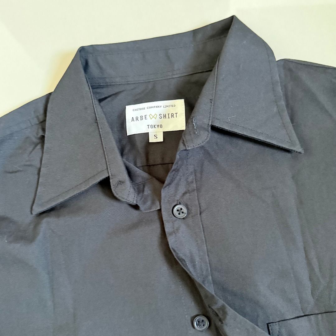 Black Button-Up Long Sleeve Shirt (Category: Longsleeves) located in Baliuag. Submitted by dubu.preloved (Listing ID 1466286377, Image 2). Description: Black Button-Up Long Sleeve Shirt - Perfect for Office Wear ✨ Condition: 8/10 📏 Size: XS-M 🚚 Shipping available via JNT/Flash 📍 Meet-up: Baliuag, Bulacan.