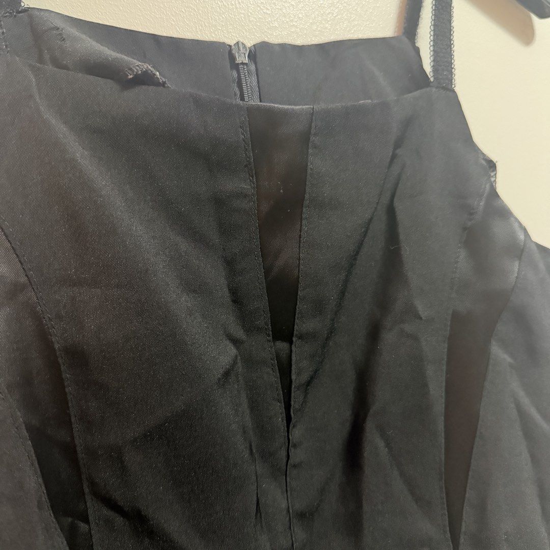 black mini dress (Category: Evening dresses & gowns) located in Manila. Submitted by sdcltr (Listing ID 1466303636, Image 3). Description: send a DM for inquiries - worn once - doesnt fit me anymore.