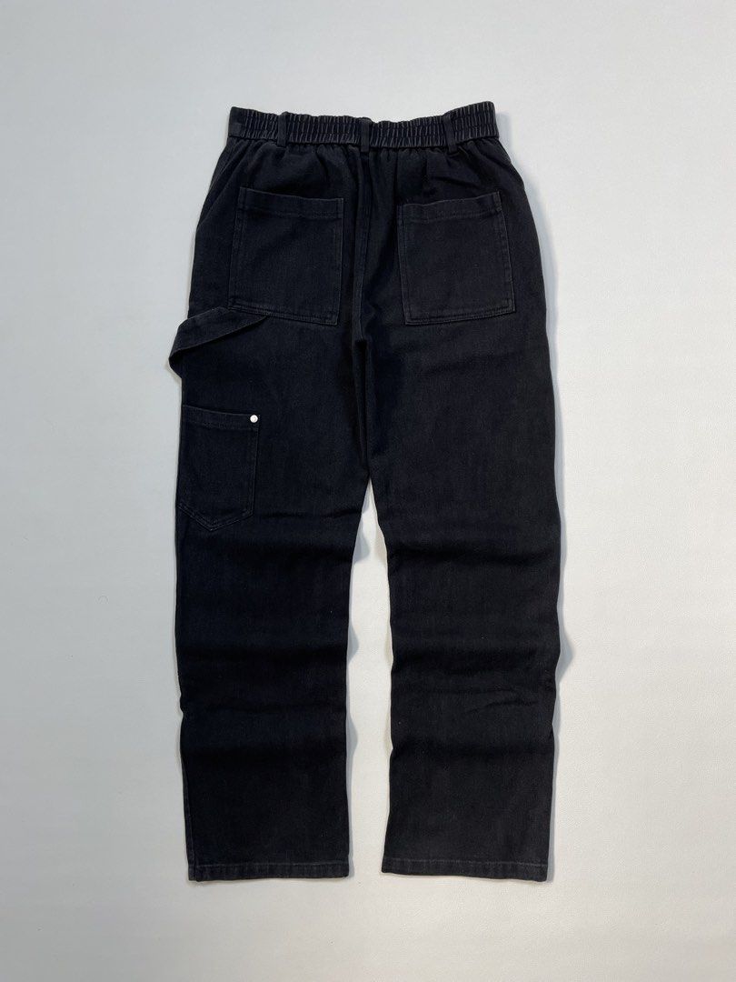 Black York Zoom Double Knee carpenter pants (Category: Jeans) located in Baguio. Submitted by azoan (Listing ID 1466181239, Image 3). Description: .