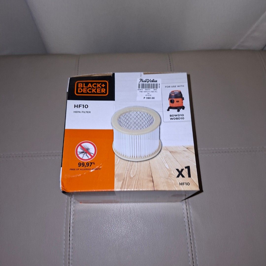 Black+Decker hepa filter hf10 for vacuum cleaner (Category: Cleaning Tools & Supplies) located in Manila. Submitted by mr.fast (Listing ID 1466335134, Image 2). Description: .