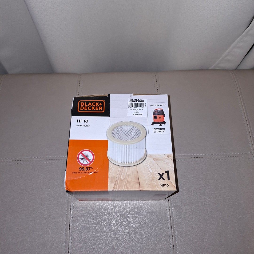 Black+Decker hepa filter hf10 for vacuum cleaner (Category: Cleaning Tools & Supplies) located in Manila. Submitted by mr.fast (Listing ID 1466335134, Image 3). Description: .
