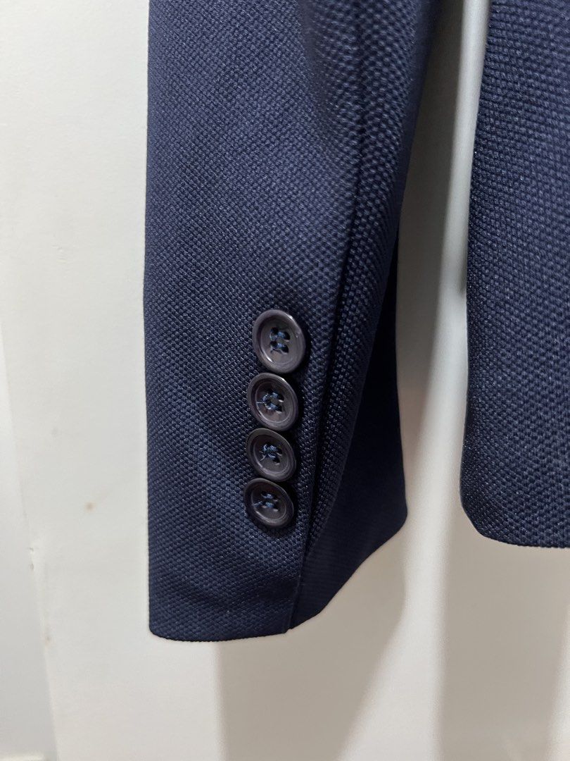 Blazer (Category: Coats, Jackets and Outerwear) located in Pasig City. Submitted by patting18 (Listing ID 1466232586, Image 3). Description: In good condition With 2 front pockets, 1 small pocket inside, shoulder pads Can fit size small too.