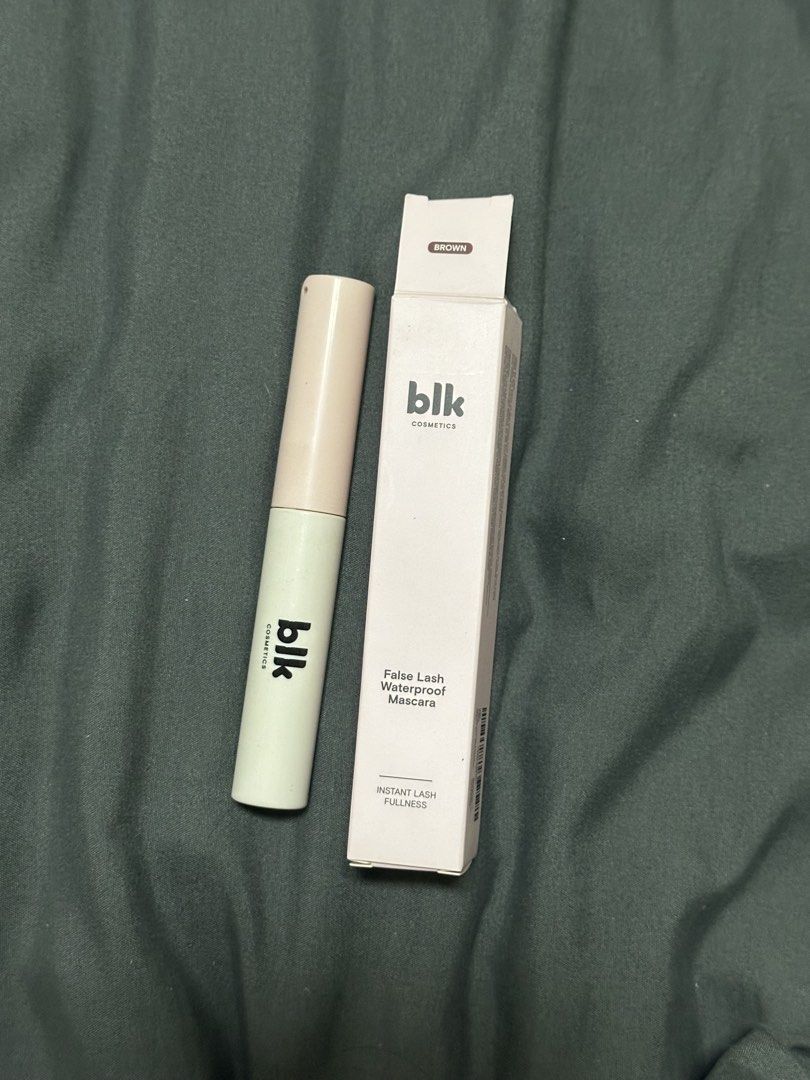 BLK Cosmetics false lash waterproof mascara in brown (Category: Makeup) located in Makati City. Submitted by fleurdeleez (Listing ID 1466296498, Image 1). Description: Used only once for wear test RFS: decluttering / barely used.