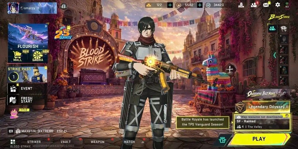 BloodStrike Account for sale (Category: Others) located in Manila. Submitted by rainbnsacc (Listing ID 1466315433, Image 1). Description: Bloodstrike account for sale 1st owner rebindable with collab items Payment Via Maya/Maribank.