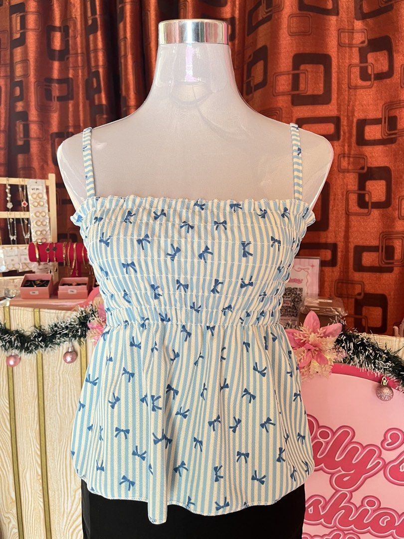 blue coquette top (Category: Sleeveless) located in Manila. Submitted by myapparelshop (Listing ID 1466170819, Image 1). Description: .