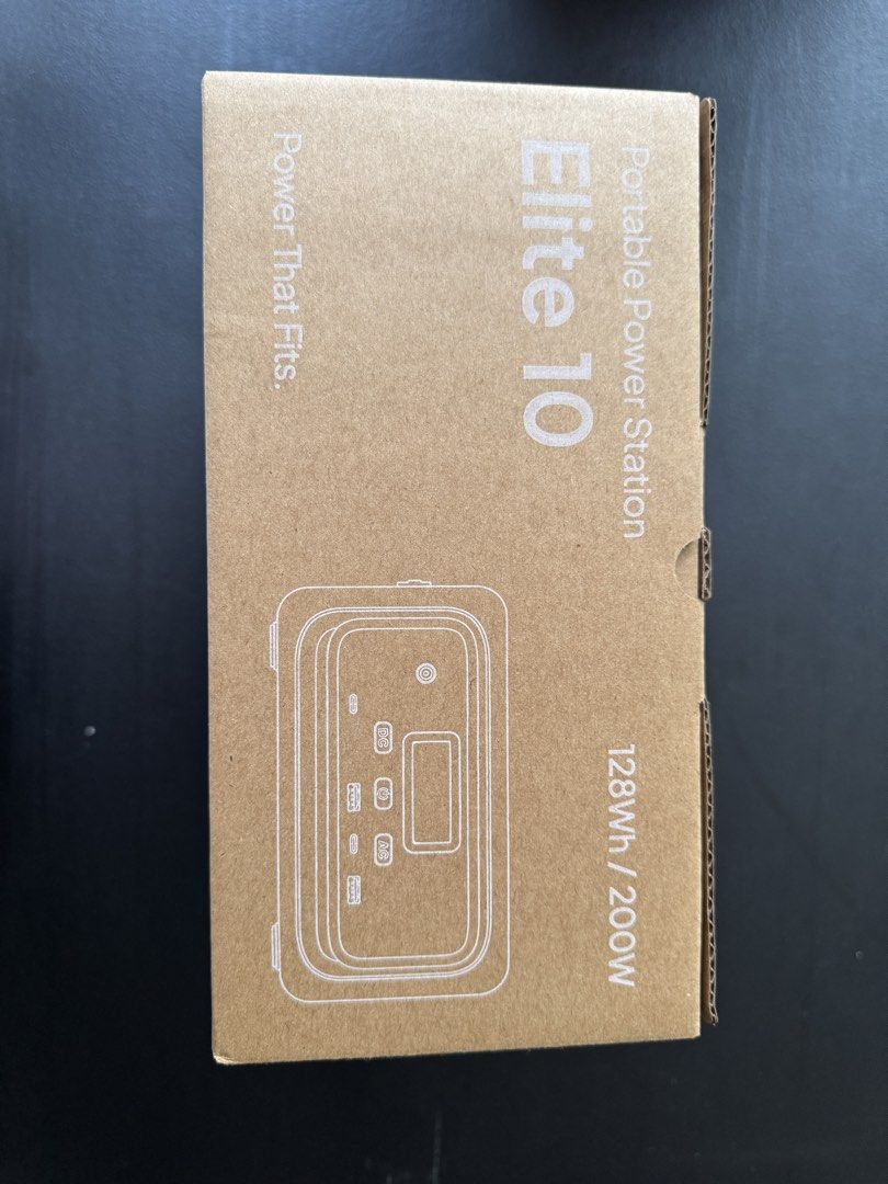 BLUETTI Elite 10 (Category: Batteries & Power Banks) located in Quezon City. Submitted by jrc_98 (Listing ID 1466262418, Image 3). Description: - Mini but Mighty: 128Wh capacity with 200W AC output in a palm-sized body. -10ms Seamless Backup: UPS mode keeps work and gaming online without interruption. -6 Outputs: 1 AC + 5 DC outlets power laptops, cameras, mini fridges, and more simultaneously. -70-min Fast Recharge: Get ready for travel in a cof