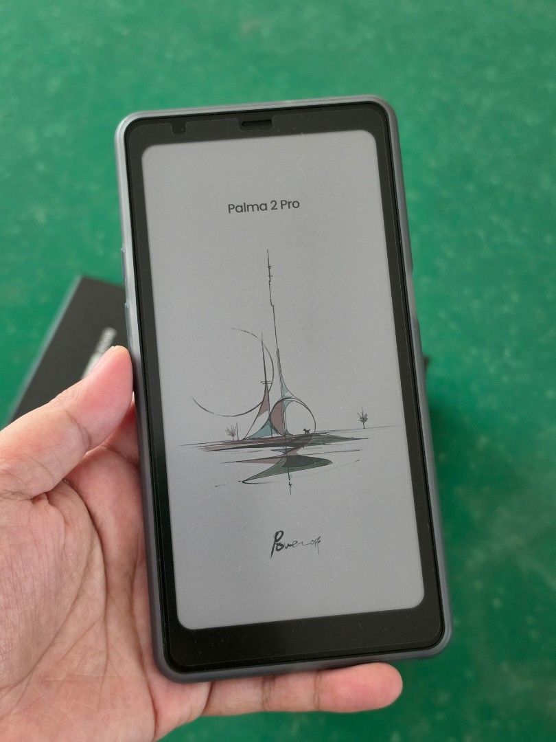 BOOX Palma 2 Pro (Black) E-Reader (Category: E-Readers) located in Cavite. Submitted by janmaykeldelacruz (Listing ID 1466311263, Image 1). Description: Selling my black Onyx Boox Palma 2 Pro. A compact, phone-sized e-reader that fits right in your pocket. Running on Android, it gives you the flexibility to install any reading app from Google Play, paired with a paper-like screen that is super gentle on the eyes. ​ Features ✅️​Display: 6.13-inch 