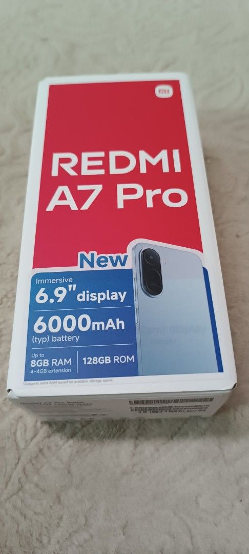 Brand New Redmi A7Pro (Category: Xiaomi) located in Manila. Submitted by michaelde.guzman (Listing ID 1466156972, Image 1). Description: brand new and authentic.