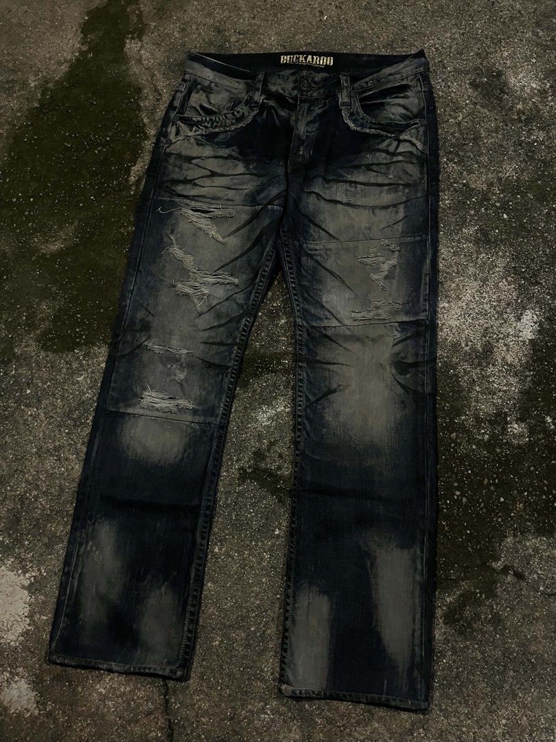 Buckaroo Acid Wash Pants (Category: Jeans) located in Caloocan City. Submitted by batang-a-thrift-finds (Listing ID 1466226565, Image 3). Description: Want to sell.✨ Buckaroo Acid Washed Pants Size: 34 on tag Waistline: 34 Width: 17 Thigh: 12 Length: 43 Leg Opening: 9 Dm me💌.